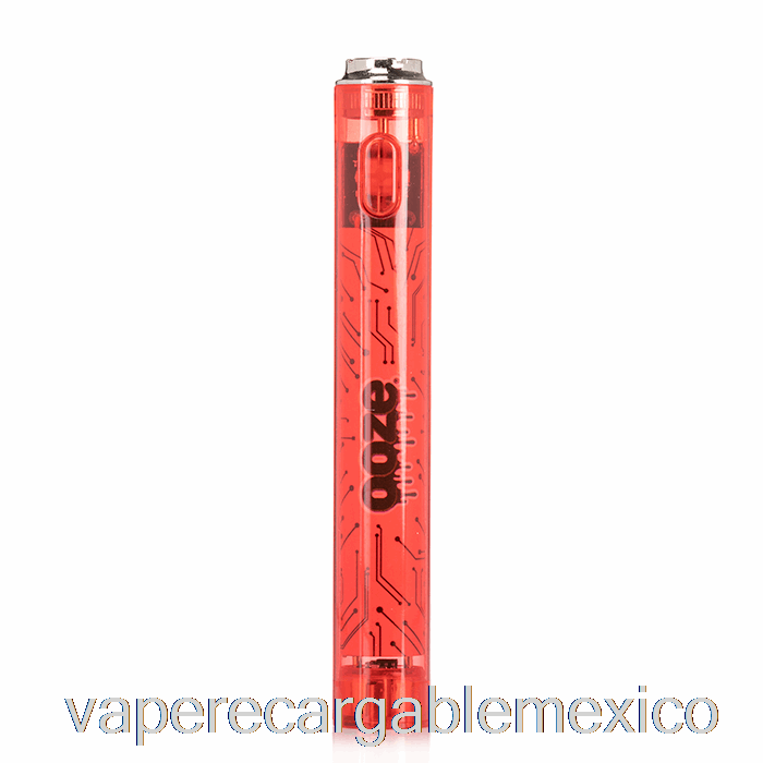 Vape Recargable Rezuma Delgado 400 Mah Claro 510 Batería Vape Rojo Rubí